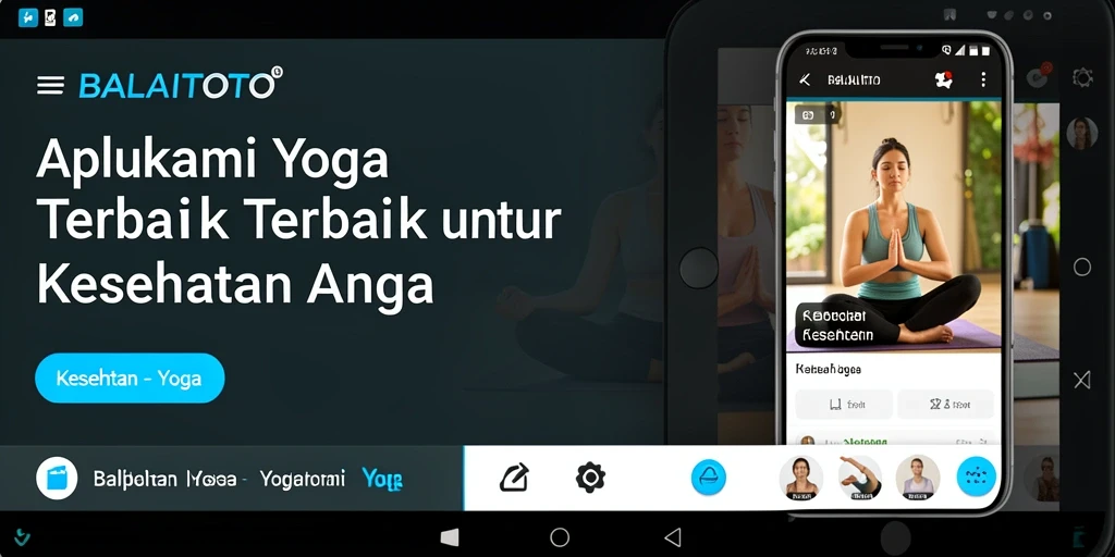 Antarmuka BALAITOTO yang mudah digunakan untuk latihan Yoga.