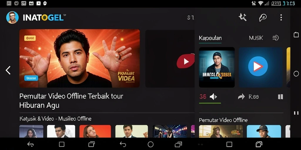 Antarmuka aplikasi INATOGEL yang sederhana dan menarik.