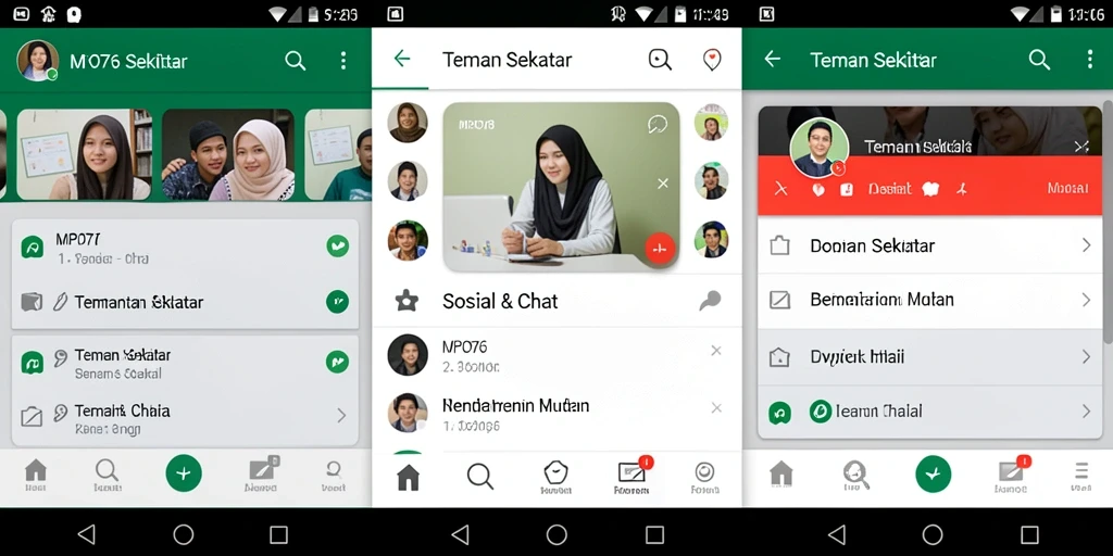 Tampilan antarmuka MPO76 yang menarik dan mudah dipahami.